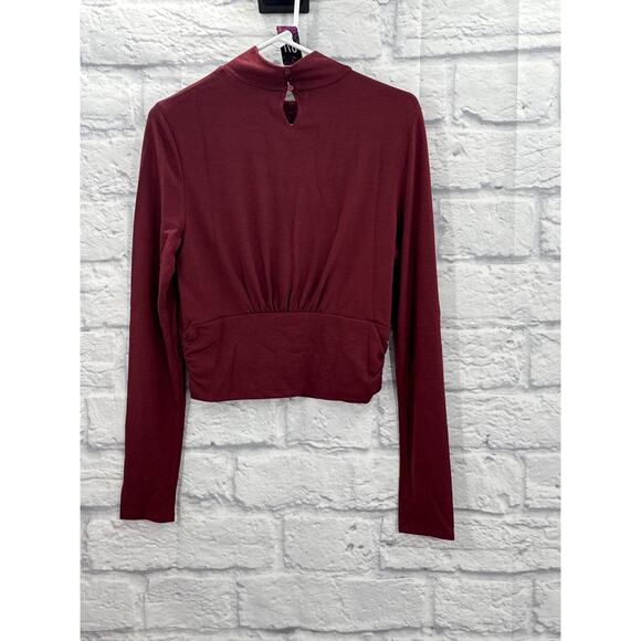 NWT Brea Canyon Keyhole Cinched Waist Claret Large - Picture 2 of 3